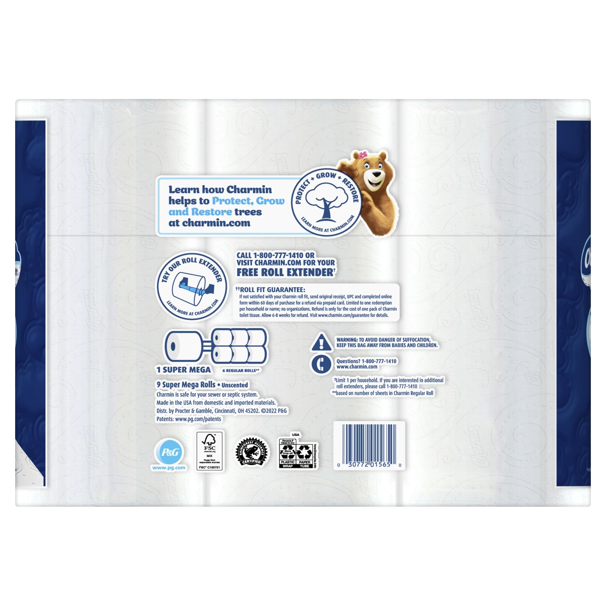 Amazon.com: Charmin Ultra Soft Super Mega 2-Ply Toilet Paper Rolls